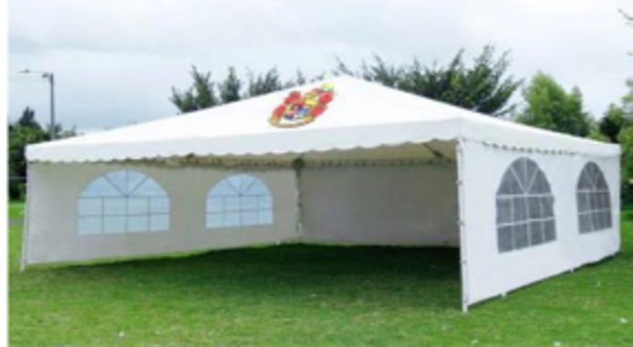 Carpa tipo toldo 6m x 6m